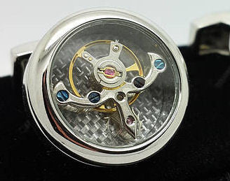 Tourbillon Clock Mechanism Cufflinks – Vyconic