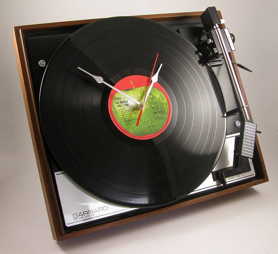 Vintage Garrard Turntable Wall Clock