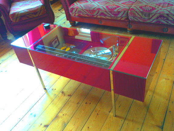 Ultra Coffee Table / Ipod state of the art music player. Radiogram
